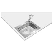 TEKA Inset Stainless Steel Sink One Bowl with Overflow - Universe 60 T-XP 1
