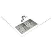 TEKA 3-in-1 Installation Stainless Steel Sink with Two Bowls - FlexLinea RS15 2B