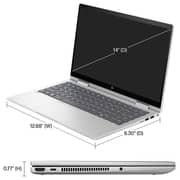 HP Envy x360 2-in-1 Convertible (2024) Laptop - 1st Series / Intel Core 7-150U / 14inch FHD / 512GB SSD / 16GB RAM / Shared Intel Iris Xe Graphics / Windows 11 / English Keyboard / Silver / International Version - [14-es1023dx]