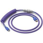 Glorious Nebula Coiled Keyboard Cable 4.5ft Purple