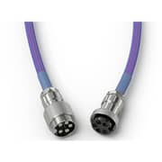 Glorious Nebula Coiled Keyboard Cable 4.5ft Purple