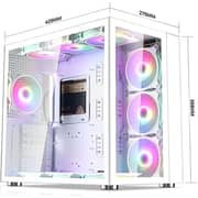 Xander Neptune Full-Tower ATX Gaming Case White