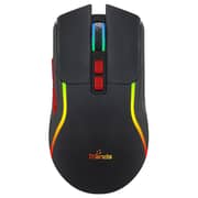 Trands RGB Rechargeble Optical Mouse Black