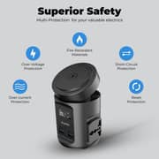 Blupebble MagPod Hub Chager Black