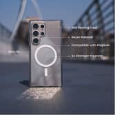 Blupebble Hybrid Mag Crystal Case Clear Galaxy S24