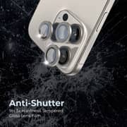 Blupebble Camera Lens Protector Titanium iPhone 15 Pro/Max
