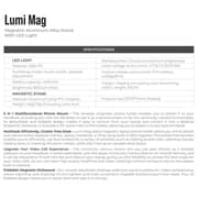 Blupebble Lumi Mag Magnetic Stand Grey