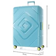 American Tourister Trigard 1 Pc Spinner Luggage Trolley Case Scuba Blue 55cm