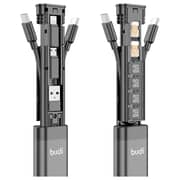 Budi Travel Kit Multifunctional Cable Black