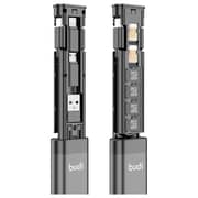 Budi Travel Kit Multifunctional Cable Black
