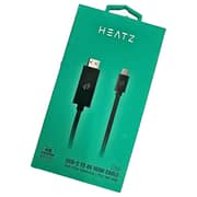 Heatz USB-C to 4K HDMI Cable 1.8m Black