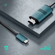 Heatz USB-C to 8K HDMI Cable Black/Green