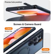 Torras UPRO Ostand 360° Spin Magnetic Case Black Galaxy S24 Ultra