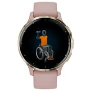 Garmin 010-02785-03 Venu 3s Smartwatch Soft Gold Stainless Steel Bezel Dust Rose Case