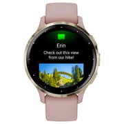 Garmin 010-02785-03 Venu 3s Smartwatch Soft Gold Stainless Steel Bezel Dust Rose Case