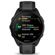 Garmin 010-02863-20 Forerunner 165 Smartwatch Black/Slate Grey