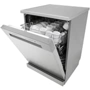 LG QuadWash Dishwasher, 14 Place Settings, EasyRack Plus, Inverter Direct Drive, Platinum Silver color