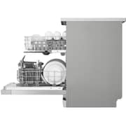 LG QuadWash Dishwasher, 14 Place Settings, EasyRack Plus, Inverter Direct Drive, Platinum Silver color