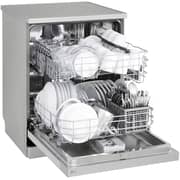 LG QuadWash Dishwasher, 14 Place Settings, EasyRack Plus, Inverter Direct Drive, Platinum Silver color