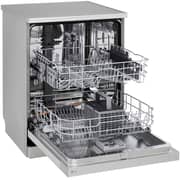 LG QuadWash Dishwasher, 14 Place Settings, EasyRack Plus, Inverter Direct Drive, Platinum Silver color