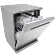 LG QuadWash Dishwasher, 14 Place Settings, EasyRack Plus, Inverter Direct Drive, Platinum Silver color