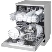 LG QuadWash Dishwasher, 14 Place Settings, EasyRack Plus, Inverter Direct Drive, Platinum Silver color