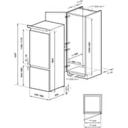 Millen Built In Double Door Refrigerator 297 Litres MBIM 193.3D