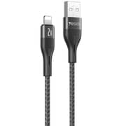 Yesido 2A USB To 8 Pin Fast Charging Data Cable, Length:1m Black - CA121L