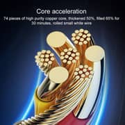 Yesido CA121C 2A USB to USB-C / Type-C Fast Charging Data Cable, Length:1m