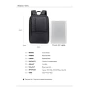 ArcticHunter 15.6-Inch Laptop Casual Multi-Function Oxford Waterproof Backpack Bag, Black -B00529