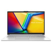 Asus Vivobook Go 15 (2024) Laptop - Intel Core i3-N305 / 15.6inch FHD / 512GB SSD / 8GB RAM / Shared Intel UHD Graphics / Windows 11 Home / Englsih & Arabic Keyboard / Cool Silver / Middle East Version - [E1504GA-NJ060W]