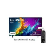 LG 65 Inch QNED QNED80 4K Smart TV AI Magic remote HDR10 webOS24 - 65QNED80T6B (2024)