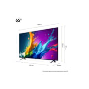 LG 65 Inch QNED QNED80 4K Smart TV AI Magic remote HDR10 webOS24 - 65QNED80T6B (2024)