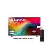 LG 50 Inch NanoCell NANO80 4K Smart TV AI Magic remote HDR10 webOS24 - 50NANO80T6A (2024)