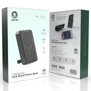 Green Lion Kick Stand Power Bank 10000mAh Black GNKIK10KPBBK
