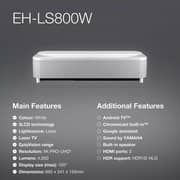 Epson 4K PRO-UHD 3 LCD Projector EH-LS800W