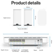 Linksys AX3000 Velop Node 2 Dual Band Micro 6 Mesh Router