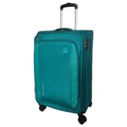 VIP 1 Pc 8 Wheel Soft Trolley Suitcase Green