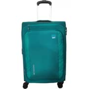 VIP 1 Pc 8 Wheel Soft Trolley Suitcase Green