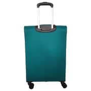 VIP 1 Pc 8 Wheel Soft Trolley Suitcase Green