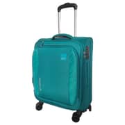 VIP 1 Pc 8 Wheel Soft Trolley Suitcase Green