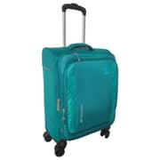VIP 1 Pc 8 Wheel Soft Trolley Suitcase Green