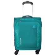 VIP 1 Pc 8 Wheel Soft Trolley Suitcase Green