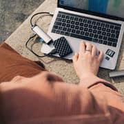 Verbatim Store 'n' Go Mini Portable Solid State Drive With USB-C Adapter USB 3.2 1TB Black 53237