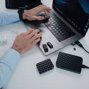 Verbatim Store 'n' Go Mini Portable Solid State Drive With USB-C Adapter USB 3.2 1TB Black 53237