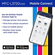 Brother MFC-L3720CDW All-in-One Color Laser Printer with Touch Screen