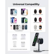 Aukey LCMC311GY 3 In 1 WLS Charger GRY