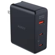 Aukey PAB7O 3P PD GaN Wall Charger BLK