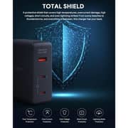 Aukey PAB7O 3P PD GaN Wall Charger BLK