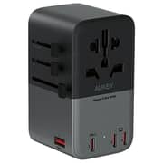 Aukey 1 Pc Universal Travel Adapter Black